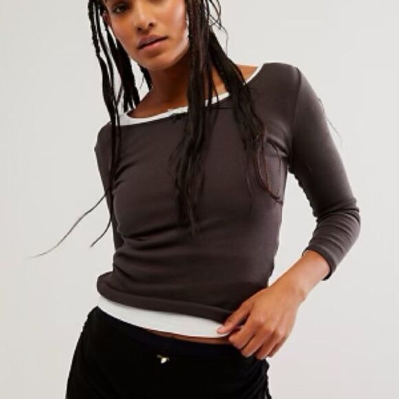 Free People Downtime Long Sleeve S - Picture 1 of 4